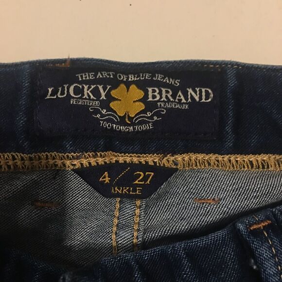 Lucky Brand size 4 blue boot cut jeans - Picture 4 of 5
